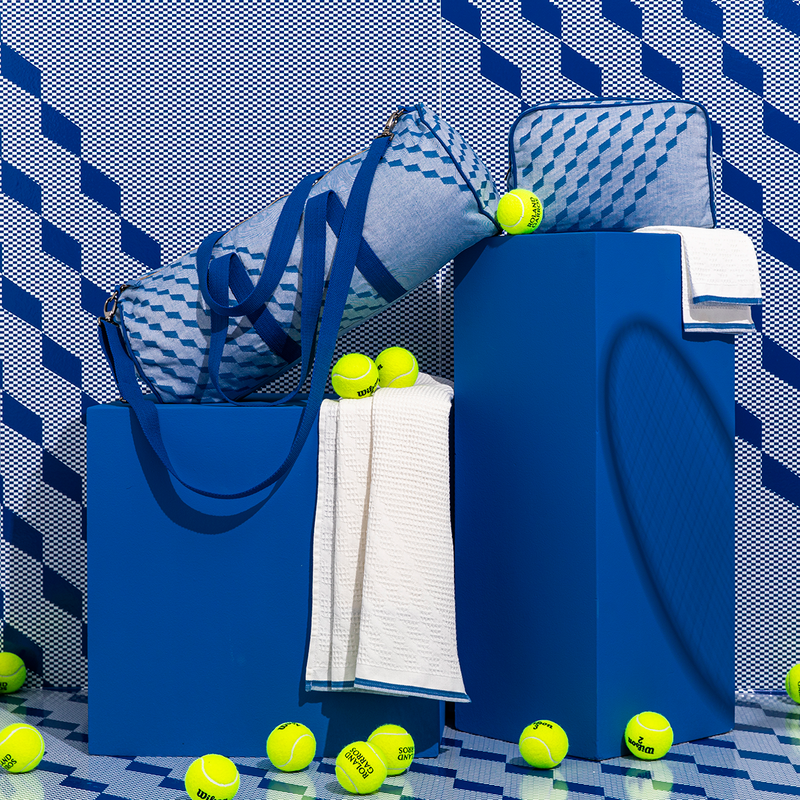 Trousse de toillette sport Game Bleu coton bio, , hi-res image number 1